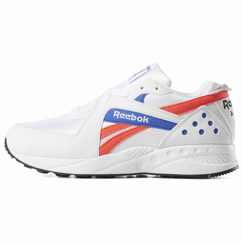 Tenisi Reebok Pyro Barbati Albi/Rosii/Negrii Romania MK8235XA